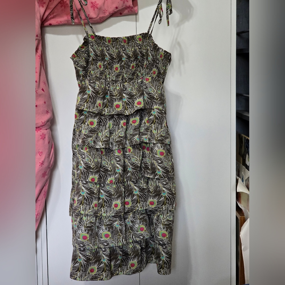 Liberty of London Ruffle Dress, Plus Size 1x